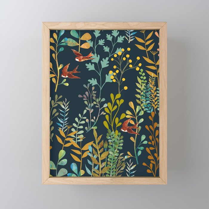 The Wild Garden Night Mini Art Print Gallery Image 1