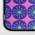 Mid Century Modern Atomic Dots Retro Pattern Purple Pink Laptop Sleeve Gallery Image 3