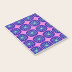 Mid Century Modern Atomic Dots Retro Pattern Purple Pink Notebook Gallery Image 3