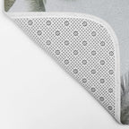 Palm Canopy - Minimal Tropical Wall Art Bath Mat Gallery Image 2