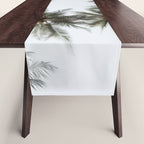 Palm Canopy - Minimal Tropical Wall Art Table Runner Gallery Image 1