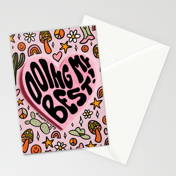 Doing My Best Stationery Card Gallery Image 2