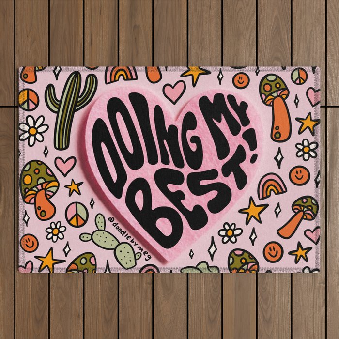 Doing My Best Outdoor Rug Gallery Image 1