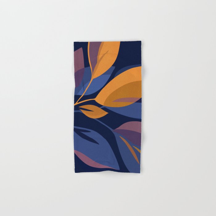 Scorpio Dark Abstract Botanical Towels Gallery Image 1