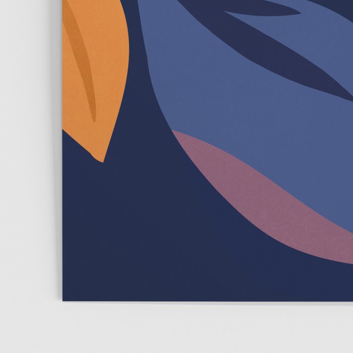 Scorpio Dark Abstract Botanical Poster Gallery Image 3