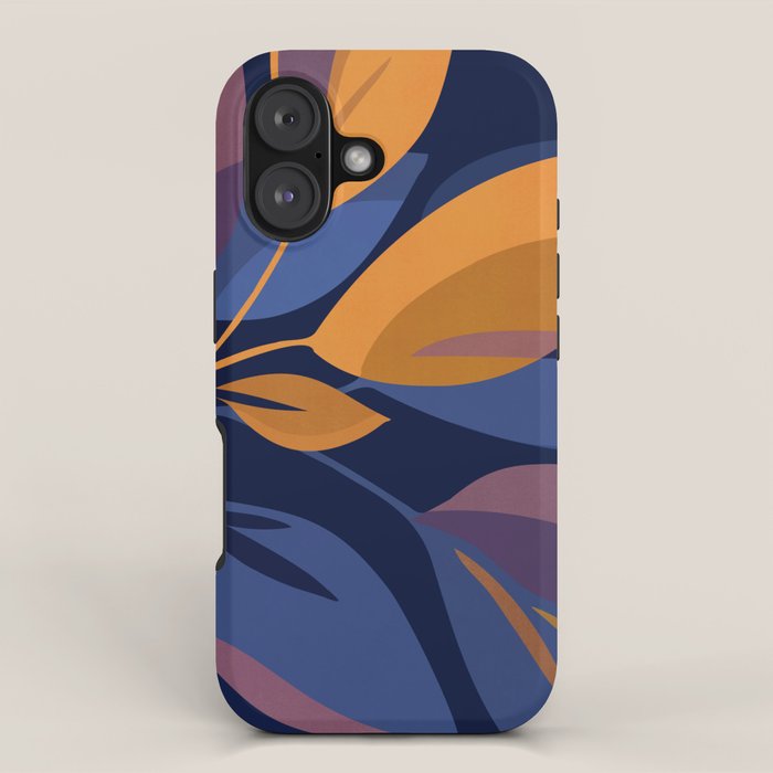 Scorpio Dark Abstract Botanical iPhone Case Gallery Image 1