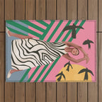 The Zebra Ate the Sun Outdoor Rug Gallery Image 1