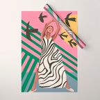 The Zebra Ate the Sun Wrapping Paper Gallery Image 1