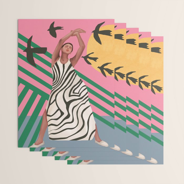 The Zebra Ate the Sun Wrapping Paper Gallery Image 3