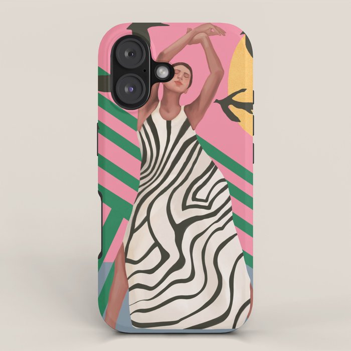 The Zebra Ate the Sun iPhone Case Gallery Image 1