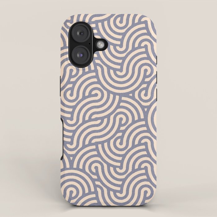 SWIRL Steel and Oat iPhone Case Gallery Image 1