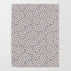 SWIRL Steel and Oat Poster Gallery Image 4