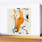 Abstract Minimal Horse 2 Wall Mural Gallery Image 2