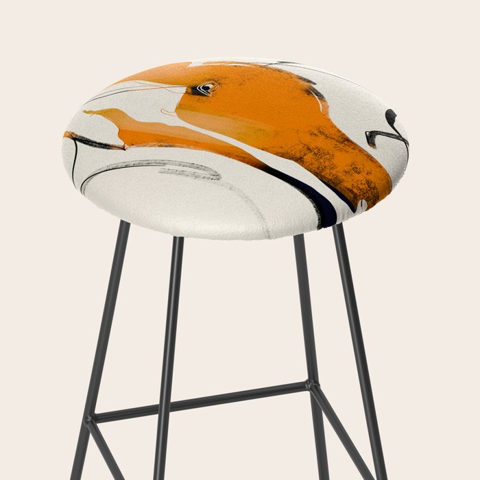 Abstract Minimal Horse 2 Stool Gallery Image 2