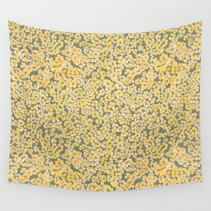 Bohemian Wildflower Meadow Wall Tapestry Gallery Image 1