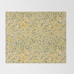 Bohemian Wildflower Meadow Throw Blanket Gallery Image 2