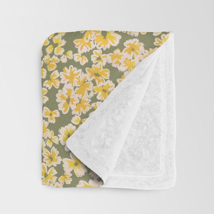 Bohemian Wildflower Meadow Throw Blanket Gallery Image 3