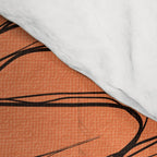 Minimalist Orange Martini Cocktail Drink Comforter Gallery Image 4