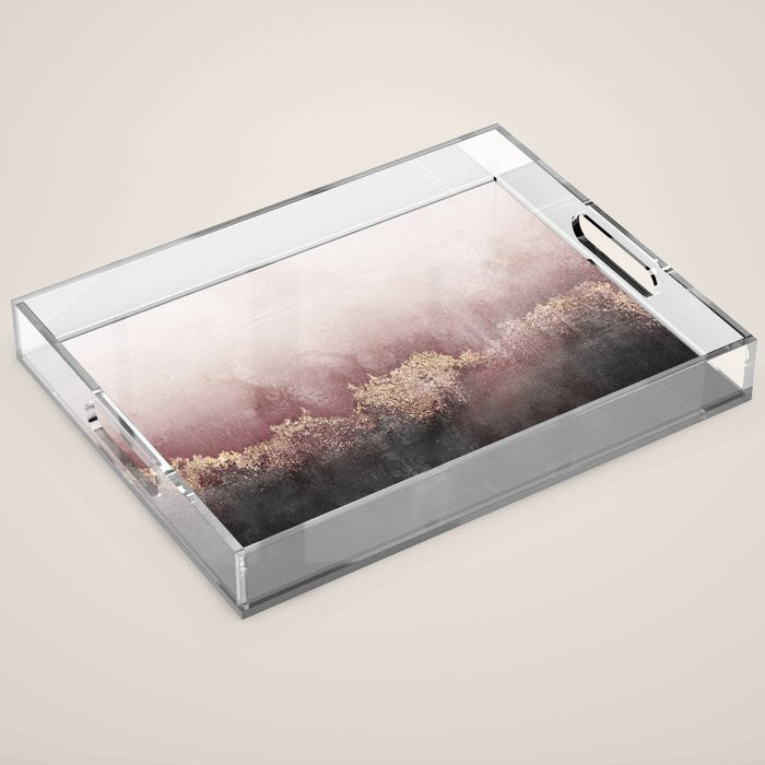 Pink Sky Acrylic Tray Gallery Image 1