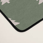 Christmas Tree Pattern Green Desk Mat Gallery Image 4