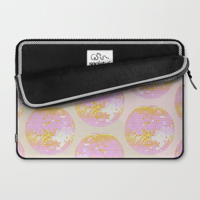 Disco Ball - Peach Laptop Sleeve Gallery Image 2