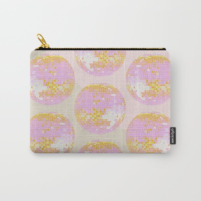 Disco Ball - Peach Carry All Pouch Gallery Image 1