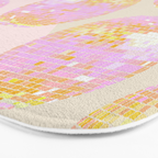 Disco Ball - Peach Bath Mat Gallery Image 3