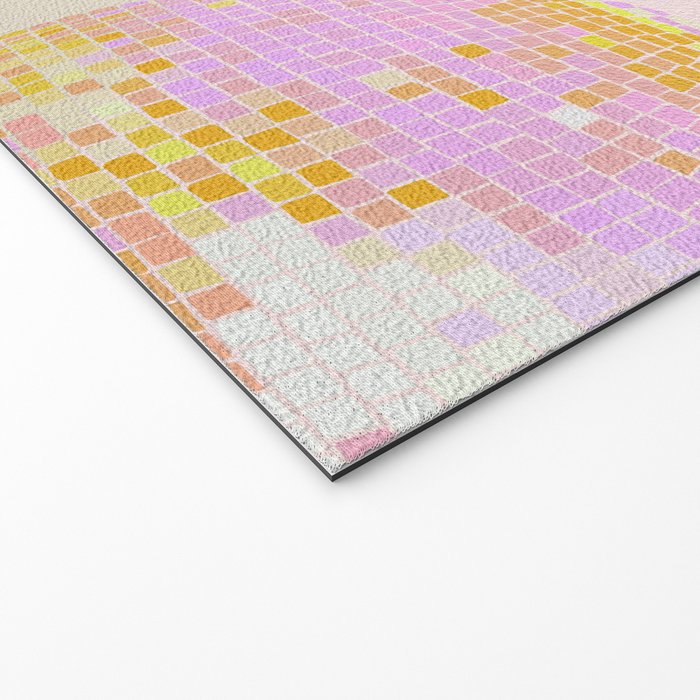 Disco Ball - Peach Welcome Mat Gallery Image 2