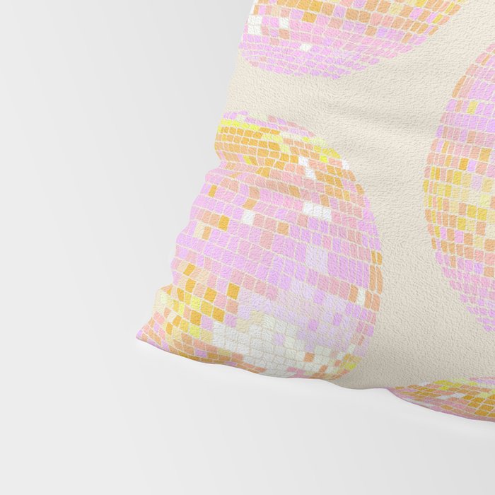 Disco Ball - Peach Pillow Sham Gallery Image 4