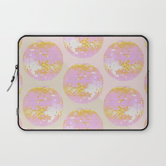 Disco Ball - Peach Laptop Sleeve Gallery Image 1
