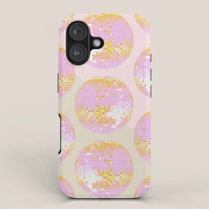 Disco Ball - Peach iPhone Case Gallery Image 1