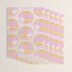 Disco Ball - Peach Wrapping Paper Gallery Image 3