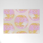 Disco Ball - Peach Welcome Mat Gallery Image 1