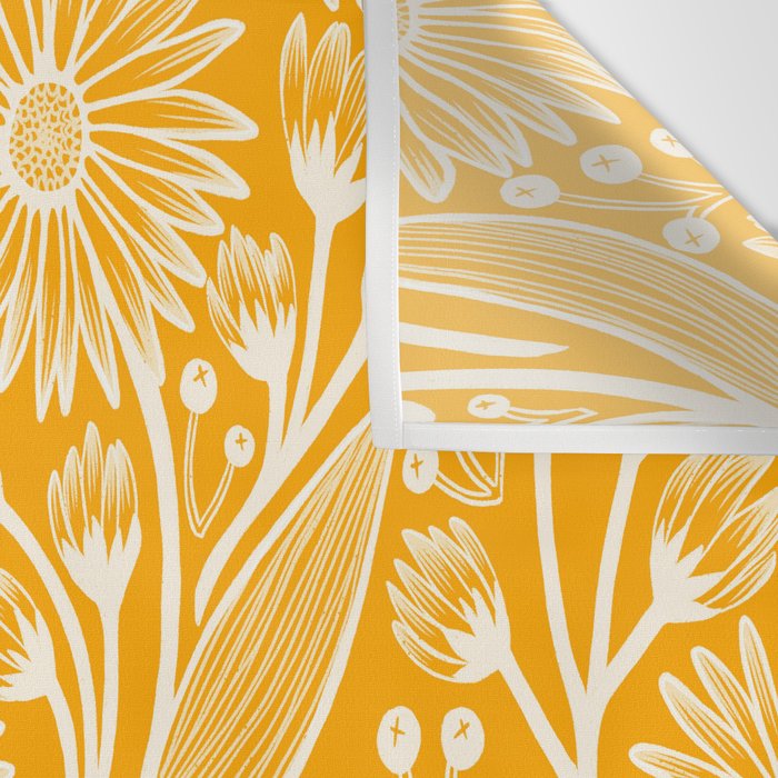 Saffron Coneflowers Wall Tapestry Gallery Image 3