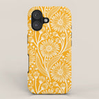 Saffron Coneflowers iPhone Case Gallery Image 1