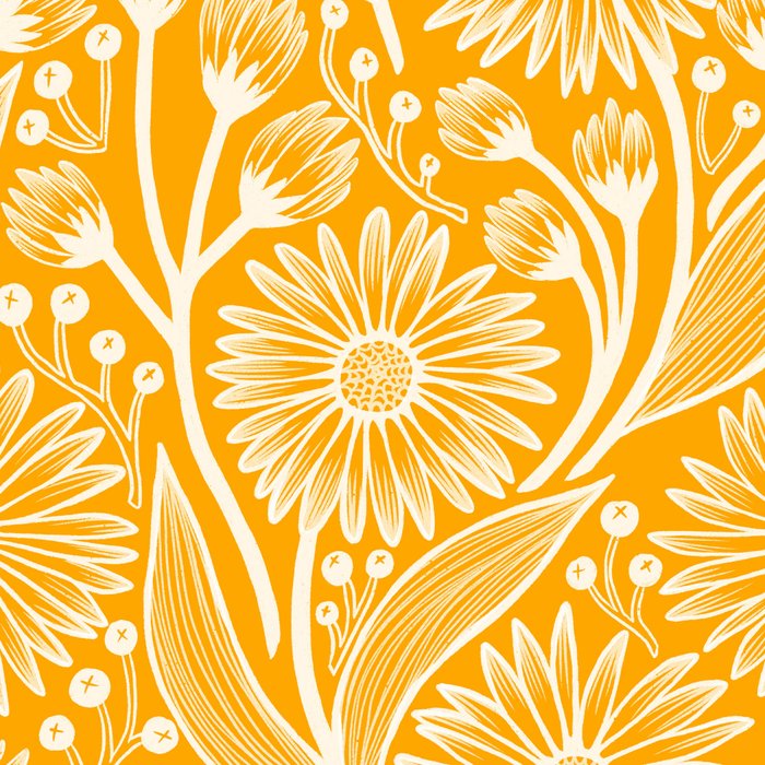 Saffron Coneflowers Coffee Mug Gallery Image 2