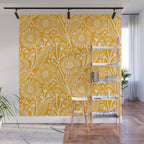 Saffron Coneflowers Wall Mural Gallery Image 1