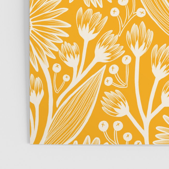 Saffron Coneflowers Poster Gallery Image 3