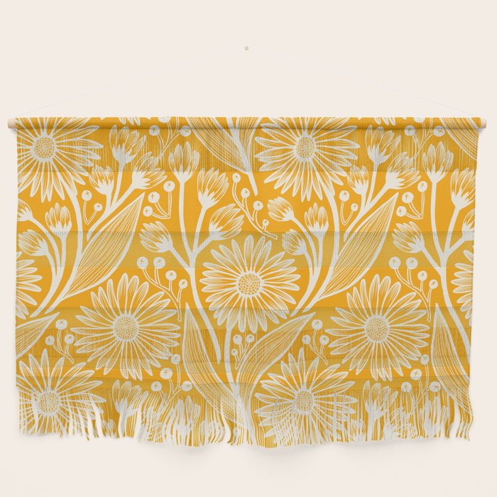 Saffron Coneflowers Wall Hanging Gallery Image 1