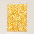 Saffron Coneflowers Stationery Card Gallery Image 2