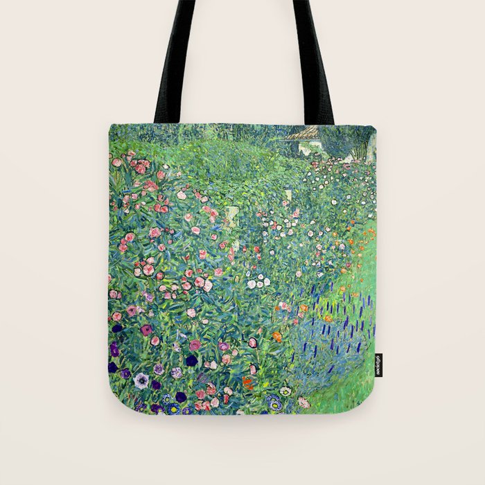 Gustav Klimt Italian Garden Tote Bag Gallery Image 1