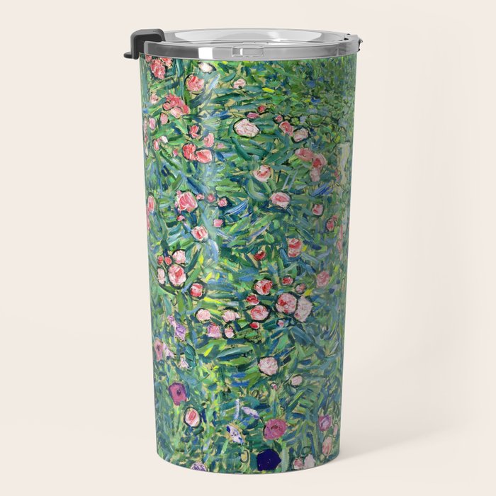 Gustav Klimt Italian Garden Travel Mug Gallery Image 3