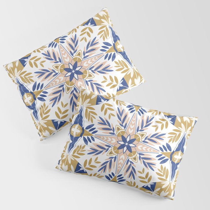 Modern circular nature tile B Pillow Sham Gallery Image 3