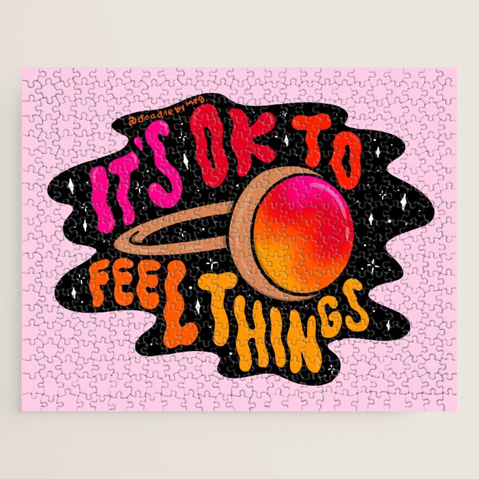 It's Ok to Feel Things Jigsaw Puzzle Gallery Image 1