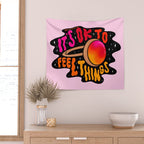 It's Ok to Feel Things Wall Tapestry Gallery Image 2