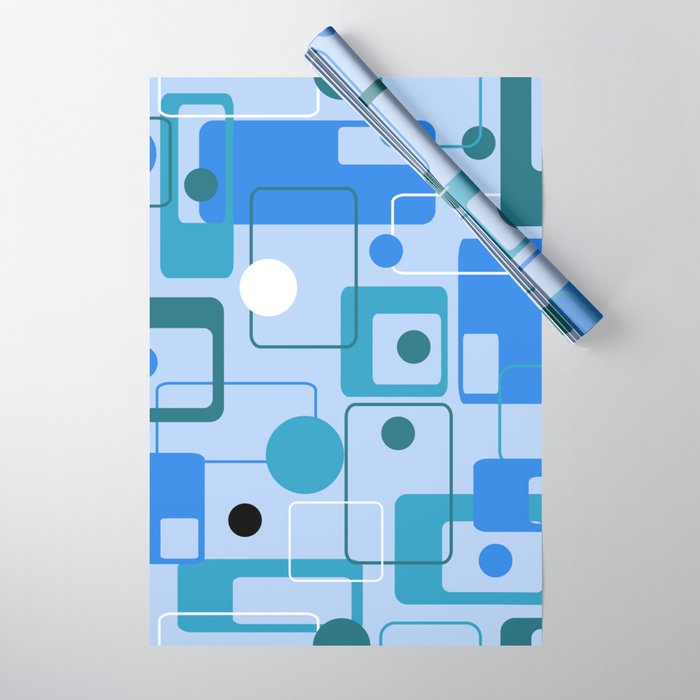 Mid Century Modern 74.2 Wrapping Paper Gallery Image 1