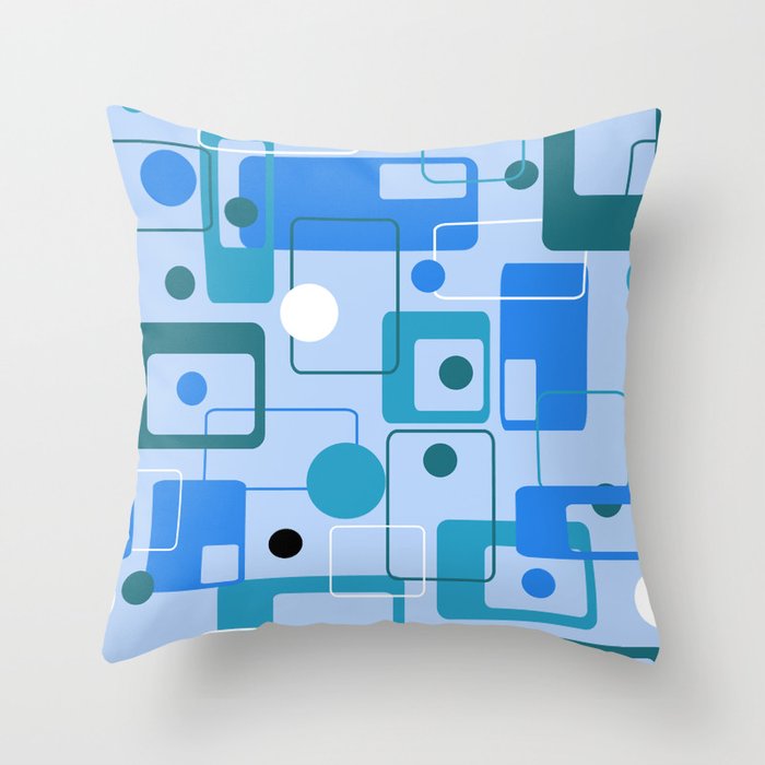 Mid Century Modern 74.2 Throw Pillow Gallery Image 1
