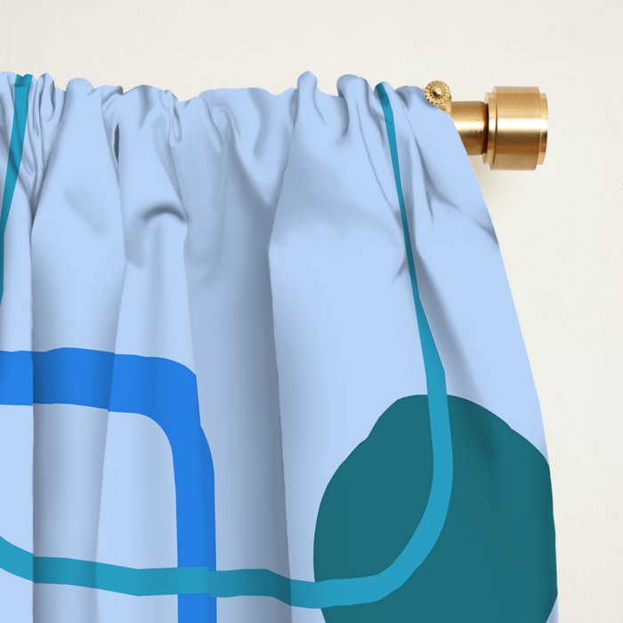 Mid Century Modern 74.2 Window Curtain Gallery Image 2