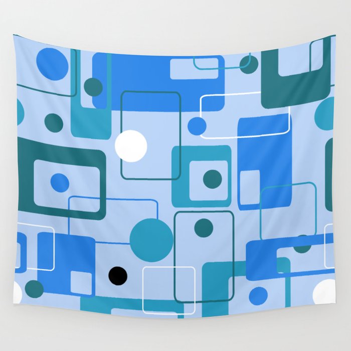 Mid Century Modern 74.2 Wall Tapestry Gallery Image 4
