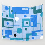Mid Century Modern 74.2 Wall Tapestry Gallery Image 4